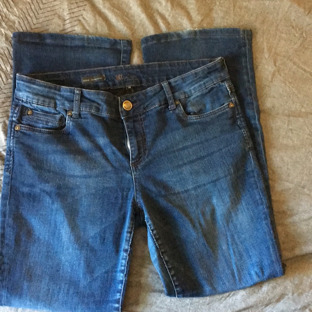 Kut from the Kloth Natalie high-rise bootcut jeans